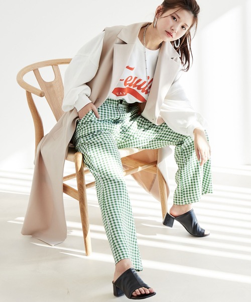 【WEB限定】サイドスリット入りロングジレ