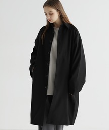 ドレープルーズロングシャツコート