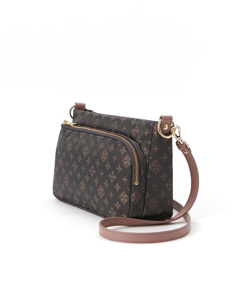 russet（ラシット）の「2way ミニショルダーバッグ(CE-166)（ショルダーバッグ・レディース・ネイビー/イエロー/アイボリー/ミント/グレー×ピンク/グレイッシュベージュ/ブルー系その他/キャメル/ローズ/バイオレット/ブルー・FREE）」の12枚目の写真