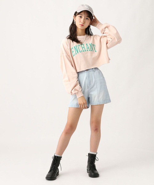 repipi armario(レピピ アルマリオ)の「カレッジロゴカットオフスウェット(スウェット・キッズ・ブラック系その他/グリーン系その他/ピンク系その他/ホワイト系その他・LARGE/MEDIUM/SMALL)」の17枚目の写真