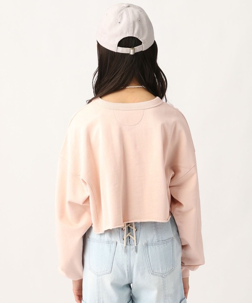 repipi armario(レピピ アルマリオ)の「カレッジロゴカットオフスウェット(スウェット・キッズ・ブラック系その他/グリーン系その他/ピンク系その他/ホワイト系その他・LARGE/MEDIUM/SMALL)」の10枚目の写真