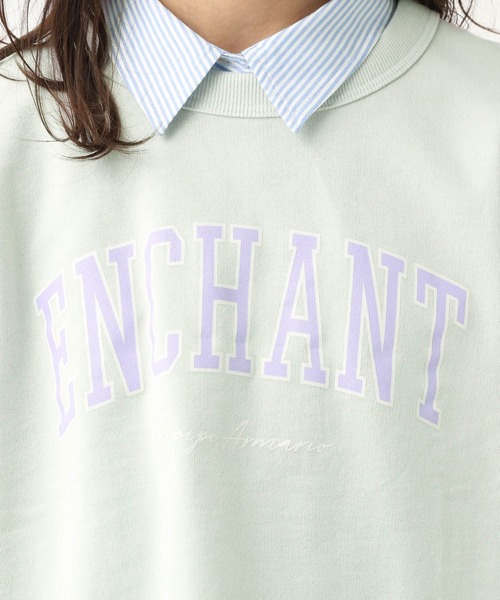 repipi armario(レピピ アルマリオ)の「カレッジロゴカットオフスウェット(スウェット・キッズ・ブラック系その他/グリーン系その他/ピンク系その他/ホワイト系その他・LARGE/MEDIUM/SMALL)」の19枚目の写真