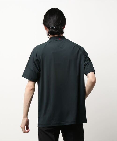 TOMMY HILFIGER GOLF（トミー ヒルフィガー ゴルフ）の「[トミーヒルフィガーゴルフ] メンズ ロゴテープ モックネックシャツ　 （その他トップス・メンズ・ブルー/ホワイト/ブラック・M/L/XL/LL）」の7枚目の写真