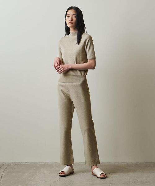 Steven Alan(スティーブンアラン)の「<Steven Alan>COTTON BOTTLE NECK HALF SLEEVE KNIT/ニット(ニット/セーター・レディース・ホワイト/ベージュ/ネイビー・FREE)」の6枚目の写真