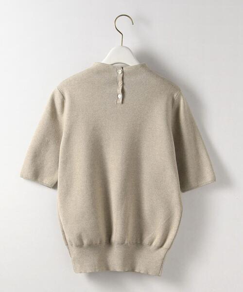 Steven Alan(スティーブンアラン)の「<Steven Alan>COTTON BOTTLE NECK HALF SLEEVE KNIT/ニット(ニット/セーター・レディース・ホワイト/ベージュ/ネイビー・FREE)」の21枚目の写真