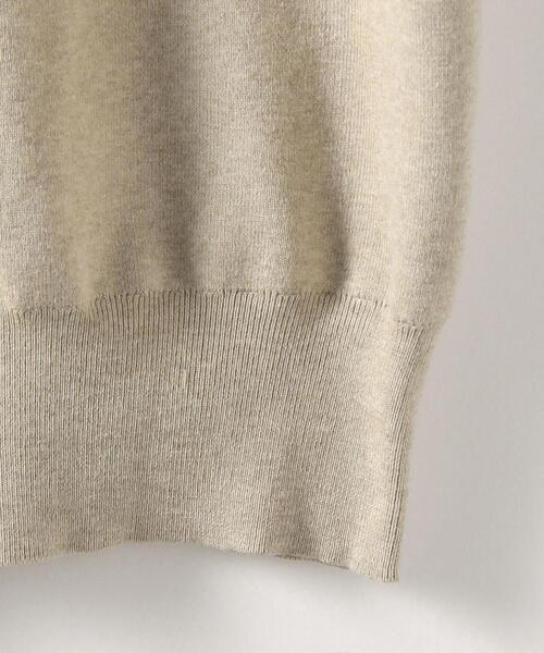 Steven Alan(スティーブンアラン)の「<Steven Alan>COTTON BOTTLE NECK HALF SLEEVE KNIT/ニット(ニット/セーター・レディース・ホワイト/ベージュ/ネイビー・FREE)」の18枚目の写真