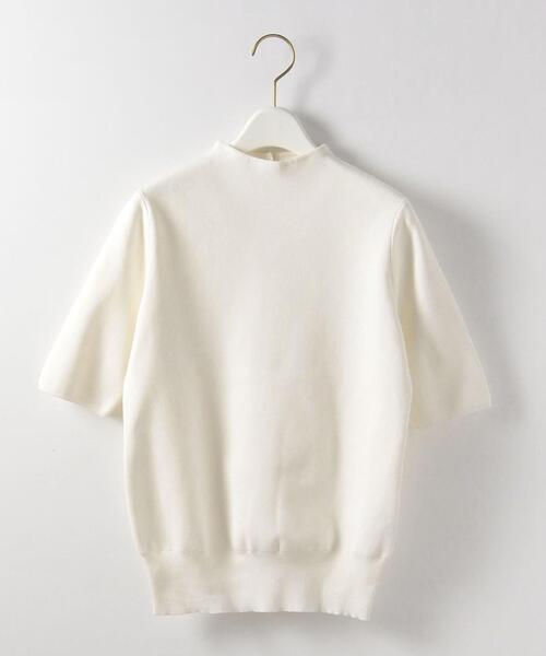 Steven Alan(スティーブンアラン)の「<Steven Alan>COTTON BOTTLE NECK HALF SLEEVE KNIT/ニット(ニット/セーター・レディース・ホワイト/ベージュ/ネイビー・FREE)」の16枚目の写真