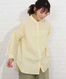 SHOO・LA・RUE | シンプルバンドカラーシャツ(シャツ/ブラウス)