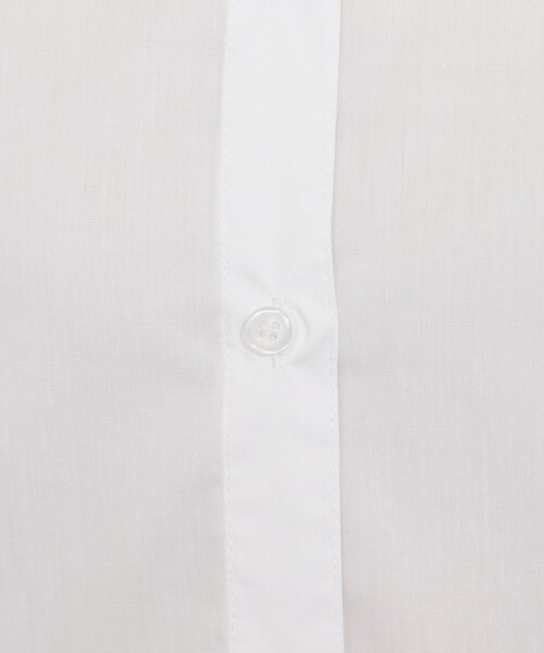 SHOO・LA・RUE（シューラルー）の「◆シンプルバンドカラーシャツ（シャツ/ブラウス・レディース・イエロー/ホワイト系/ブラック系2/ダークグリーン系2・02/03/04）」の12枚目の写真