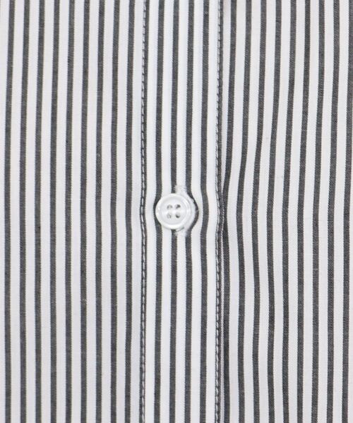 SHOO・LA・RUE（シューラルー）の「◆シンプルバンドカラーシャツ（シャツ/ブラウス・レディース・イエロー/ホワイト系/ブラック系2/ダークグリーン系2・02/03/04）」の19枚目の写真