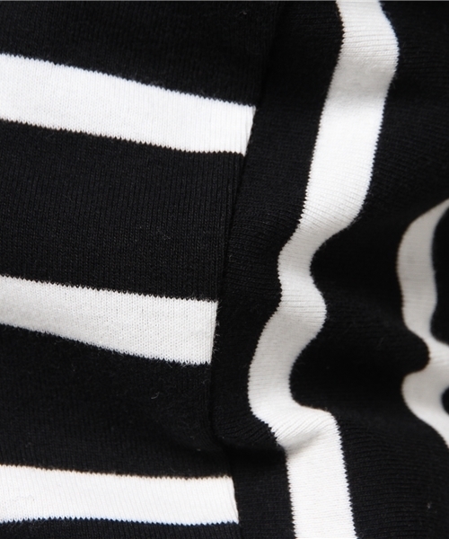 EGOIST（エゴイスト）の「2パタ－ンボーダーワンピース（ワンピース・レディース・ホワイト/ブラック/ネイビー・FREE）」の11枚目の写真