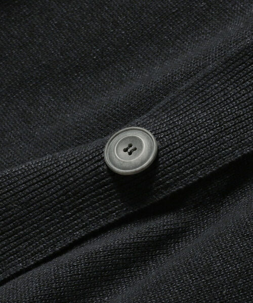 BRILLA per il gusto（ブリッラペルイルグースト）の「FILIPPO DE LAURENTIIS × Brilla per il gusto / 別注 7ゲージ リネン カーディガン（カーディガン/ボレロ・メンズ・ネイビー/ブラック/ダークブラウン/ベージュ・46/50/48/44）」の11枚目の写真