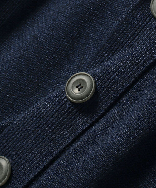 BRILLA per il gusto（ブリッラペルイルグースト）の「FILIPPO DE LAURENTIIS × Brilla per il gusto / 別注 7ゲージ リネン カーディガン（カーディガン/ボレロ・メンズ・ネイビー/ブラック/ダークブラウン/ベージュ・46/50/48/44）」の19枚目の写真