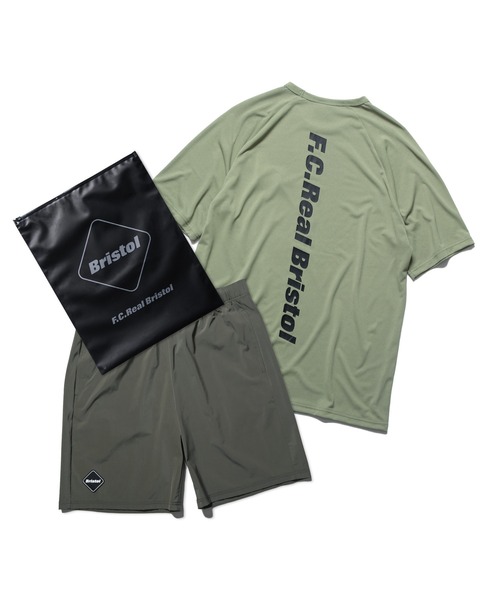 F.C.Real Bristol（エフシーレアルブリストル）の「TRAINING S/S TOP&SHORTS（Tシャツ/カットソー・メンズ・ブラック/カーキ/ネイビー・MEDIUM/SMALL/X-LARGE/LARGE）」の2枚目の写真