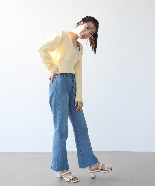 one after another NICE CLAUP（ワンアフターアナザーナイスクラップ）の「パールミュールサンダル（サンダル・レディース・アイボリー/その他・S/M/L）」の4枚目の写真