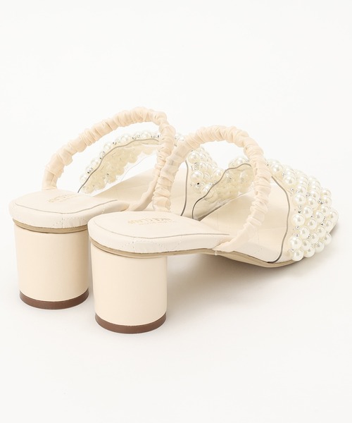 one after another NICE CLAUP（ワンアフターアナザーナイスクラップ）の「パールミュールサンダル（サンダル・レディース・アイボリー/その他・S/M/L）」の11枚目の写真