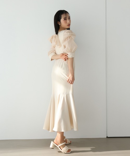 one after another NICE CLAUP（ワンアフターアナザーナイスクラップ）の「パールミュールサンダル（サンダル・レディース・アイボリー/その他・S/M/L）」の8枚目の写真