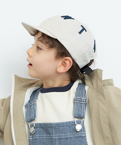 b・ROOM(ビールーム)の「刺しゅうベースボールキャップ(キャップ・キッズ・ブラック/ベージュ/パープル/ライトベージュ・52cm/50cm/54cm)」の14枚目の写真