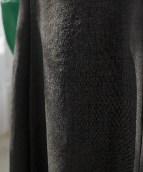 DISCOAT（ディスコート）の「テックリネンマーメイドスカート（スカート・レディース・チャコールグレー/ライトグレー/グリーン/レッド・SMALL/MEDIUM/LARGE）」の13枚目の写真