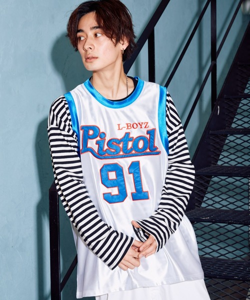 セール Pistol バスケットボール タンクトップ タンクトップ Spinns スピンズ のファッション通販 Zozotown