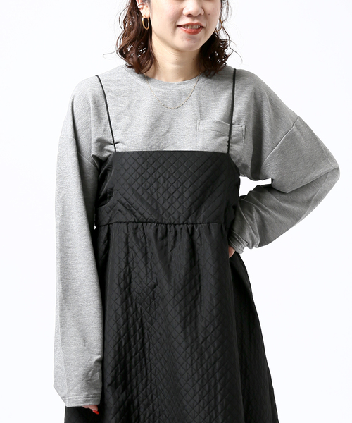 JOINT WORKS(ジョイントワークス)の「J-ラメテンジクショートプルオーバー(Tシャツ/カットソー・レディース・グレー/オレンジ/ブルー・FREE)」の1枚目の写真