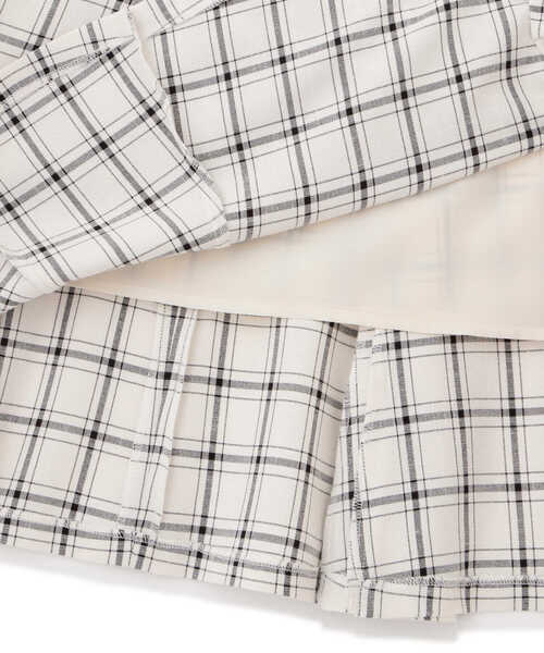 PROPORTION BODY DRESSING（プロポーションボディドレッシング）の「【美人百花6月号タイアップ商品】チェックハイウエストマーメイドスカート / 1212120510（スカート・レディース・ダークグレー/ブラウン系その他/ホワイト系その他・MEDIUM/SMALL）」の4枚目の写真