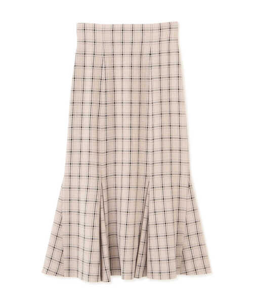 PROPORTION BODY DRESSING（プロポーションボディドレッシング）の「【美人百花6月号タイアップ商品】チェックハイウエストマーメイドスカート / 1212120510（スカート・レディース・ダークグレー/ブラウン系その他/ホワイト系その他・MEDIUM/SMALL）」の8枚目の写真