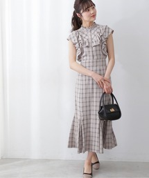 PROPORTION BODY DRESSING | 【美人百花6月号タイアップ商品】チェックハイウエストマーメイドスカート / 1212120510(スカート)