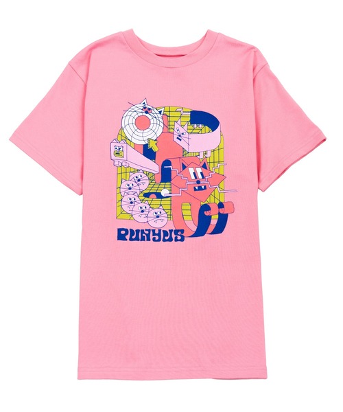 PUNYUS（プニュズ）の「DIGITALキャットTシャツ（Tシャツ/カットソー・レディース・ターコイズブルー/ピンク/ホワイト/イエロー・3/2/1/4）」の11枚目の写真