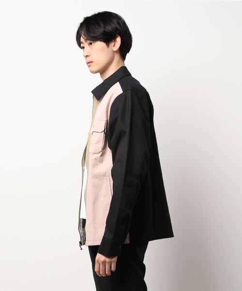 HUF（ハフ）の「【HUF / ハフ】 SPLIT ZIP WORK SHIRT（シャツ/ブラウス・メンズ・ブラック/ダークグリーン・MEDIUM/LARGE）」の11枚目の写真