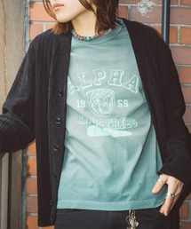 Alpha Industries | 【ユニセックス】ガーメントダイ半袖Tシャツ A.I.(Tシャツ/カットソー)