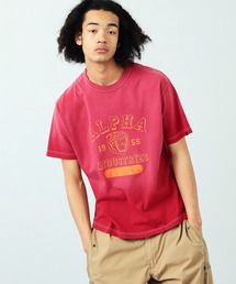 Alpha Industries | 【ユニセックス】ガーメントダイ半袖Tシャツ A.I.(Tシャツ/カットソー)