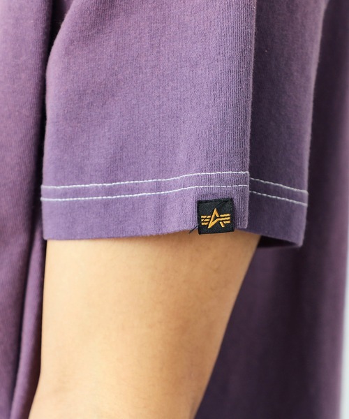 Alpha Industries（アルファインダストリーズ）の「【ユニセックス】ガーメントダイ半袖Tシャツ A.I.（Tシャツ/カットソー・メンズ・アーミー/パープル/レッド・MEDIUM/X-LARGE/LARGE）」の18枚目の写真
