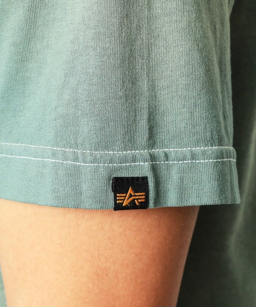 Alpha Industries（アルファインダストリーズ）の「【ユニセックス】ガーメントダイ半袖Tシャツ A.I.（Tシャツ/カットソー・メンズ・アーミー/パープル/レッド・MEDIUM/X-LARGE/LARGE）」の9枚目の写真