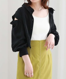 マルチWAYショートストライプシャツ