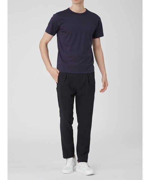 美品★AOURE アウール 2025年 ミルフィーユコットンTシャツ Ｌサイズ JAPAN NJ】 ミルフィーユコットン SS(カットソー＆Tシャツ