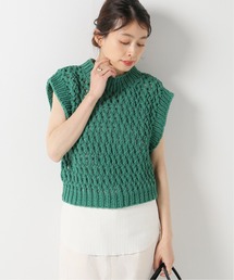 IENA | 【MIRSTORES/ミストアズ】コットンメッシュトップス(ニット/セーター)