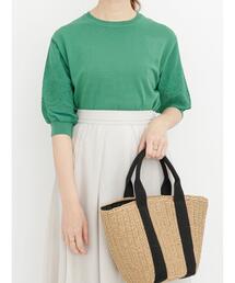 Te chichi | エンブロイダリースリーブニット(ニット/セーター)