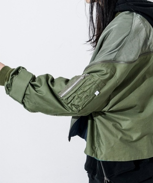 FACETASM（ファセッタズム）の「【FACETASM】ZIPPER MA-1（MA-1）」 - WEAR