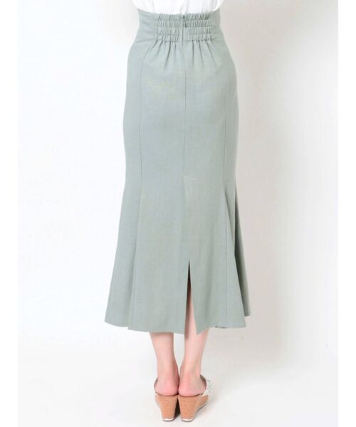 MURUA（ムルーア）の「リネンライクマーメイドスカート【セットアップ着用可能】（スカート・レディース・ベージュ/ブラウン/ブルー・1/2）」の20枚目の写真