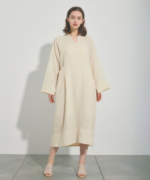 PUBLIC TOKYO（パブリックトウキョウ）の「メッシュウッドヒールサンダル（サンダル・レディース・ブラック/アイボリー・1/2）」の5枚目の写真