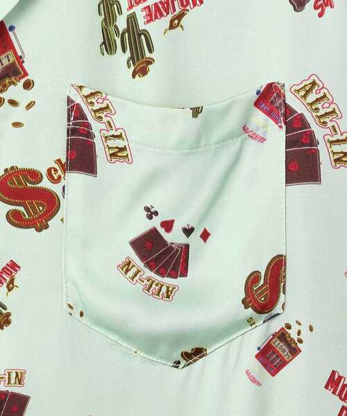 【schott】Hawaiian shirt neon sign CASINO schott】Hawaiian shirt neon sign CASINO - メルカリ
