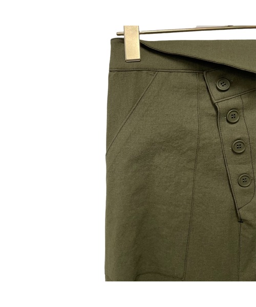 TEVALT(ヴァレット)の「サイドシアー麻混ベイカーSK(スカート・レディース・ベージュ/カーキ/キャメル・38)」の15枚目の写真