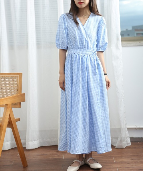 セール Vネックウエスト紐ロングワンピース ワンピース Maison De Therese メゾン ド テレーズ のファッション通販 Zozotown