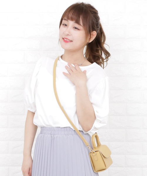 Lace Ladies(レースレディース)の「2wayミニマルショルダーバッグ(ショルダーバッグ・レディース・ホワイト/ブラック/ベージュ/ブラウン・FREE)」の19枚目の写真