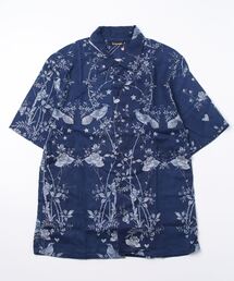 BOHEMIANS | BOHEMIANS/ボヘミアンズ　INDIGO NIGHTINGALE DG S/S OPEN SHIRTS　BS-88(シャツ/ブラウス)