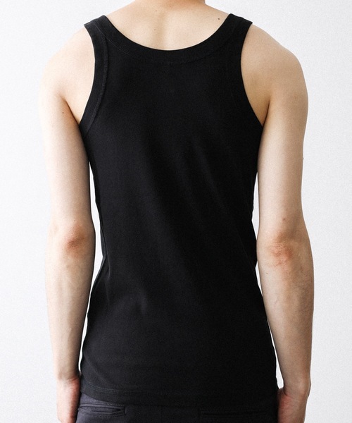 ATTACHMENT（アタッチメント）の「【 直営店・ZOZOTOWN限定 】フレスカファインハイゲージフライス / FRESCA FINE HIGH GAUGE FRIES TANK TOP（タンクトップ・メンズ・ホワイト/ライトグレー/ブラック・3/2/1）」の9枚目の写真