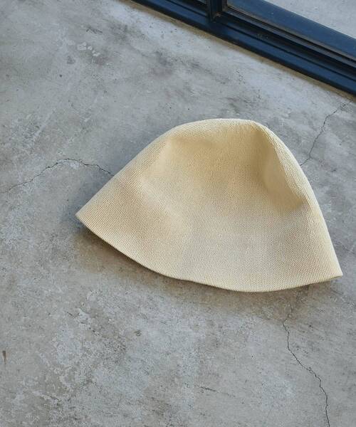 casita(RETRO GIRL)（カシータ）の「サーモチューリップHAT（ハット・レディース・ブラック/ブラウン/オフホワイト・ONE SIZE）」の7枚目の写真
