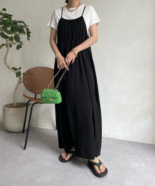 DouDou(ドゥドゥ)の「【WEB限定】バックパールTEE(Tシャツ/カットソー・レディース・ブラウン/オフホワイト/ブラック・FREE)」の20枚目の写真