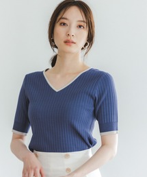 Andemiu | リブハイショクニット345789(ニット/セーター)